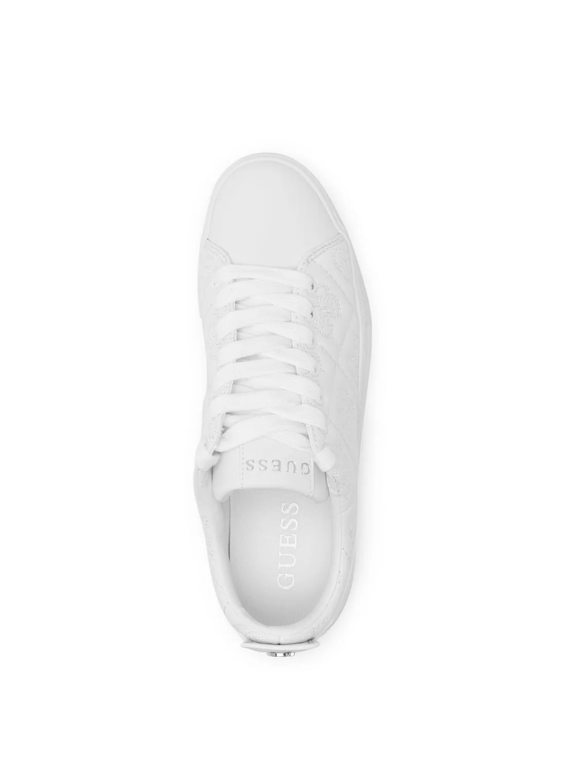 White Quilted Quattro G Gianele Low-Top Sneakers Asics Lifestyle Sneakers