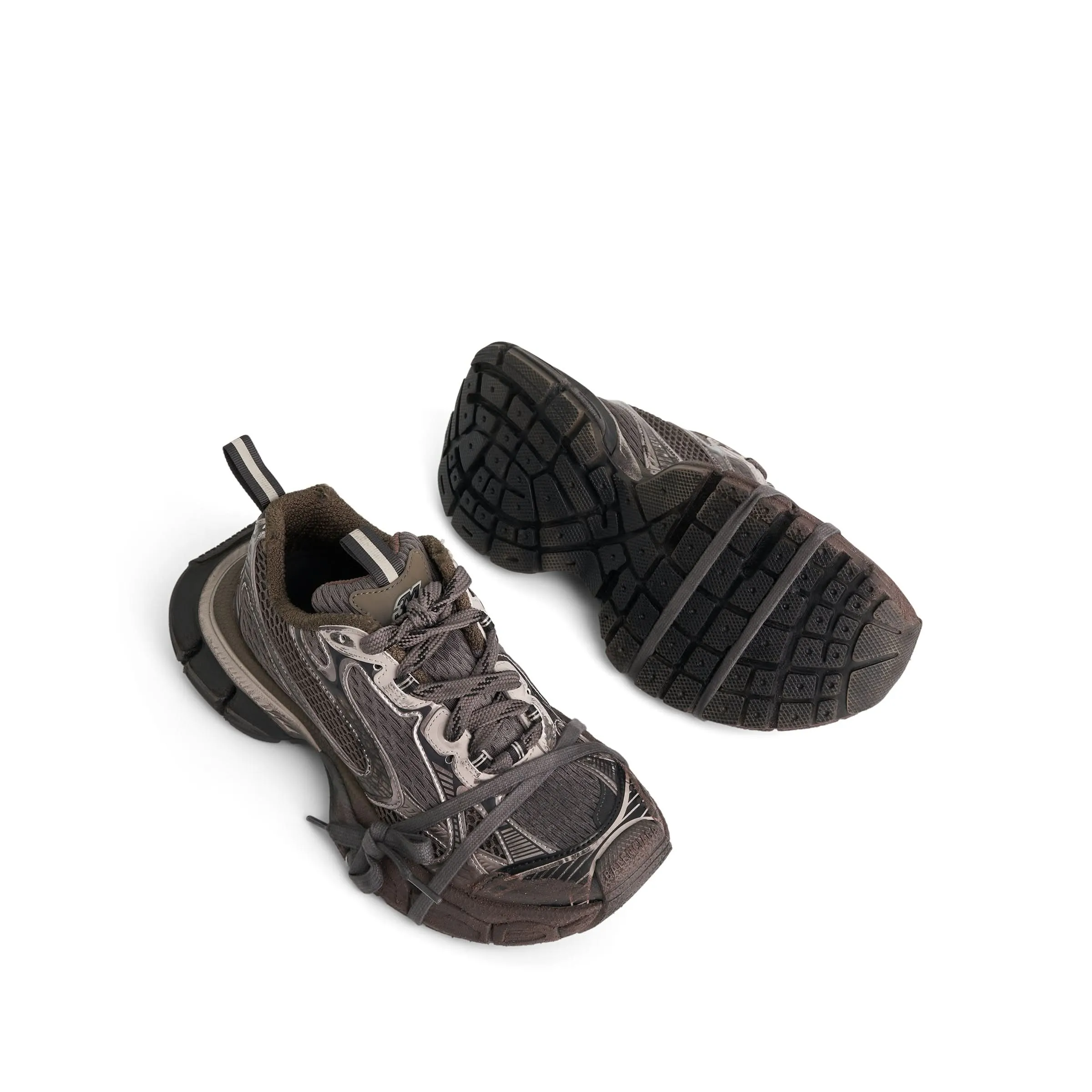 Women 3XL Sneaker in Dirty Brown Diabetic Sneakers