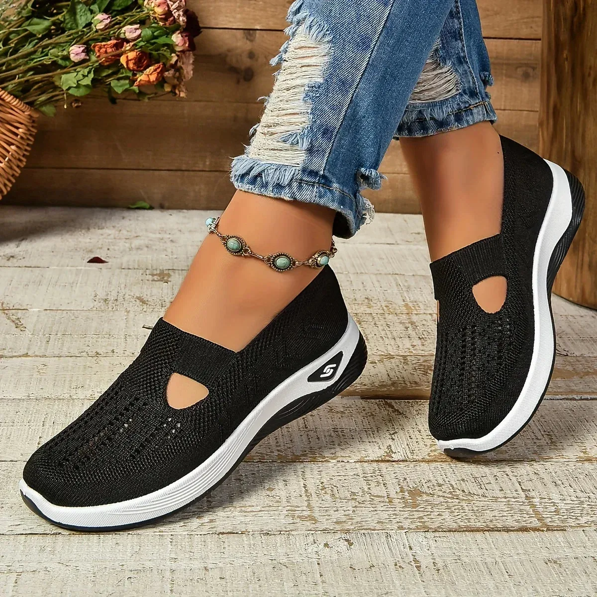 Women Shoes Comfortable Low-Top Shoes Fabric Breathable Lightweight Shoes for Women for Casual Walking and Outdoor Activities Air Max Sc Casual Shoes