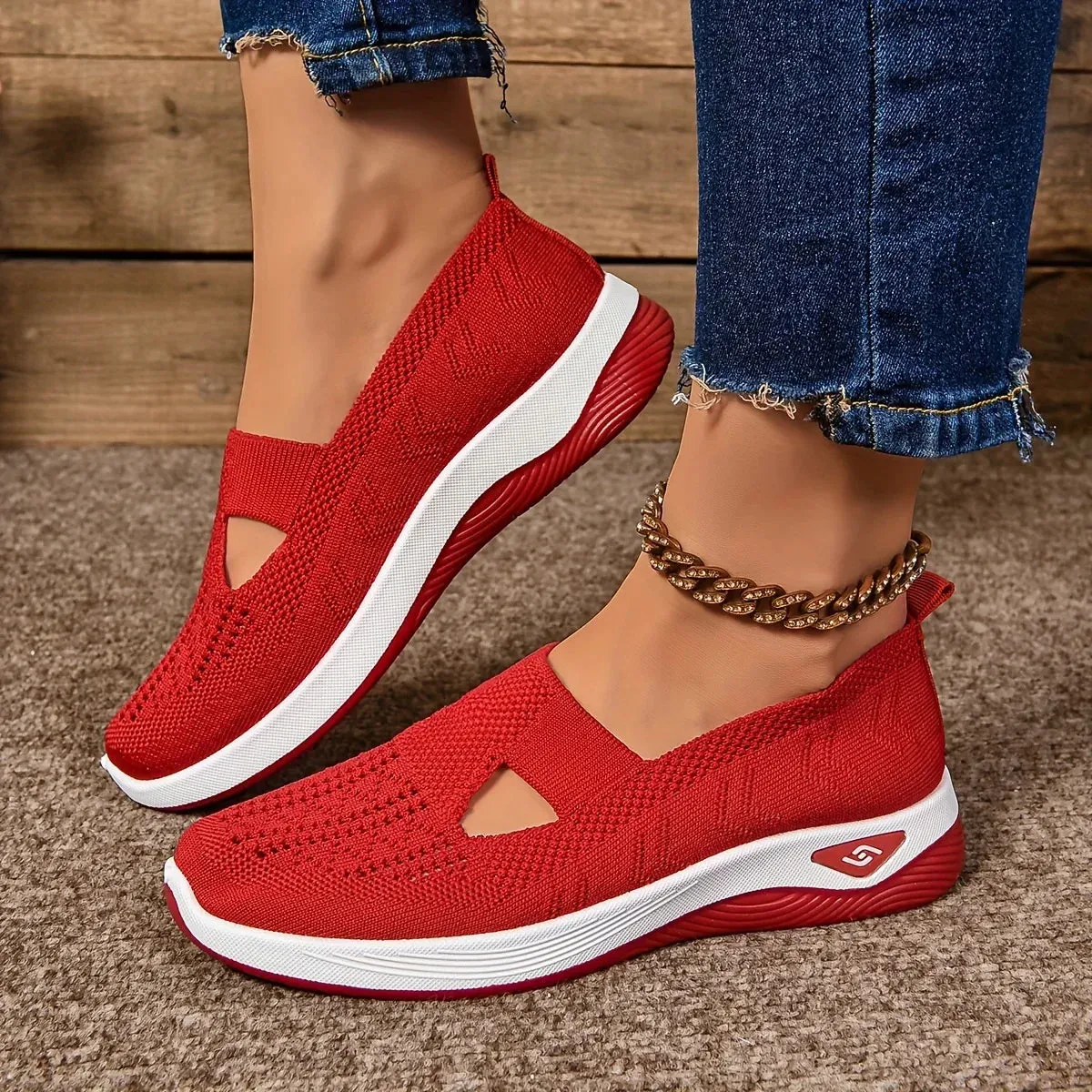 Women Shoes Comfortable Low-Top Shoes Fabric Breathable Lightweight Shoes for Women for Casual Walking and Outdoor Activities Casual Shoes Wide Width