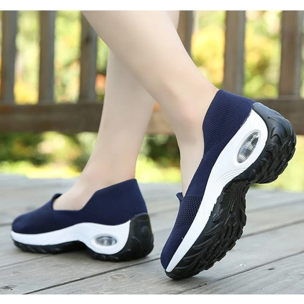 Trendy Casual Dress Shoes Women Slip-On Sports Sneakers Shoes