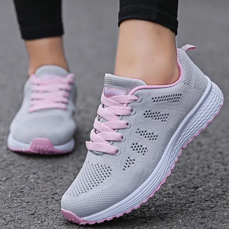 Leopard Platform Sneakers Women's Breathable Sneakers Fashionable Shoes