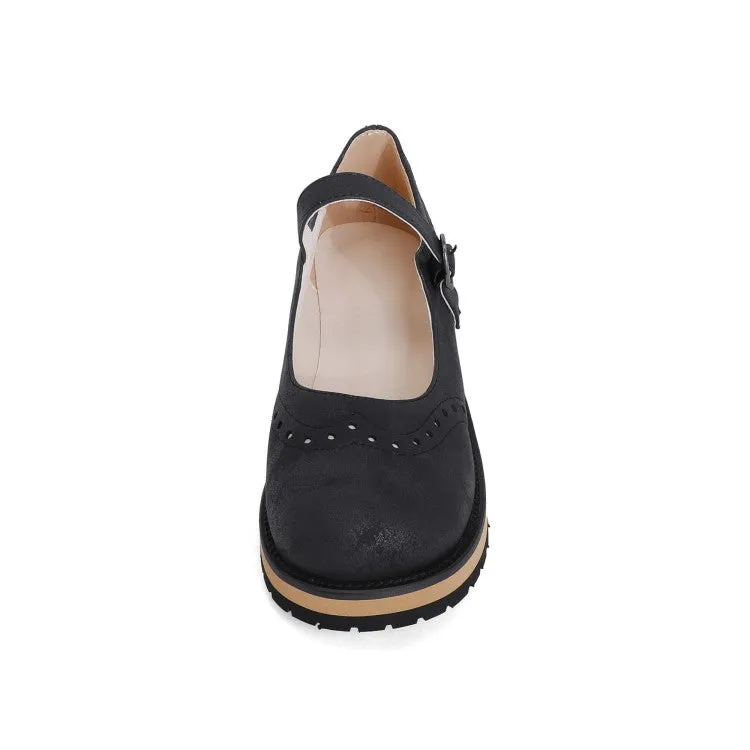 Women's Laser Mary Jane Flats Shoes Heart Shoes Flats