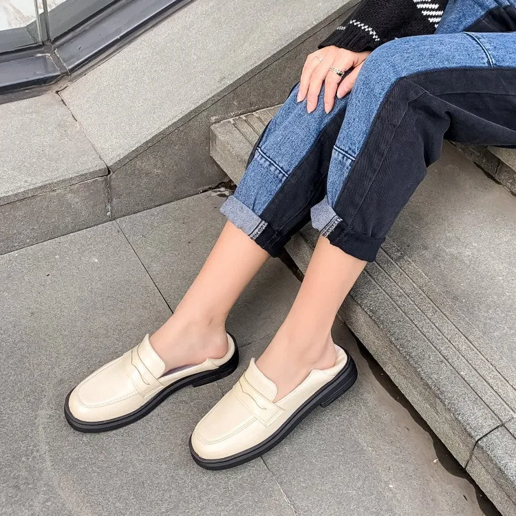 Flats Shoes For Bunions Women's Round Toe Flat Platform Slip on Shoes