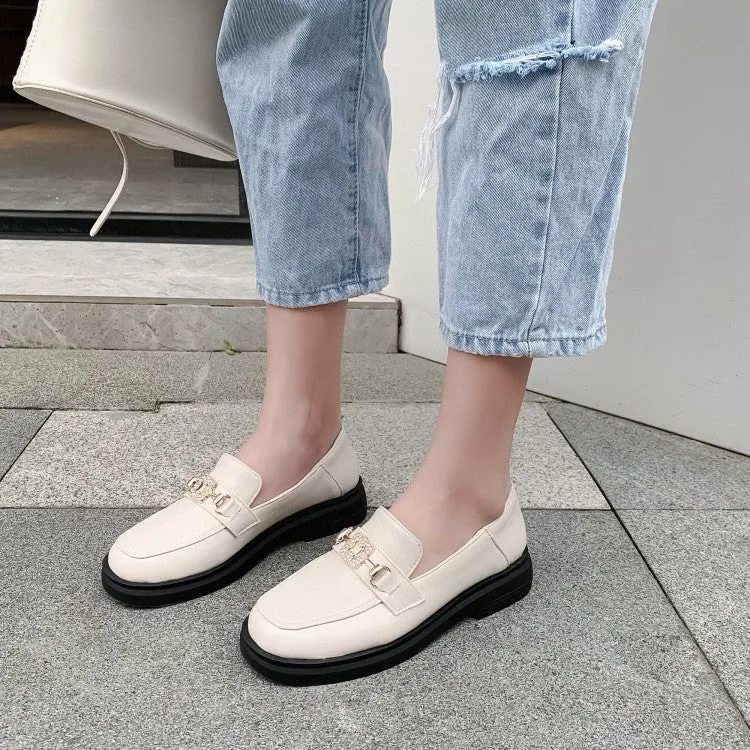 Women's Shallow Rhinestone Slip on Platform Flats Shoes Best Running Shoes For Flat Feet Shin Splints