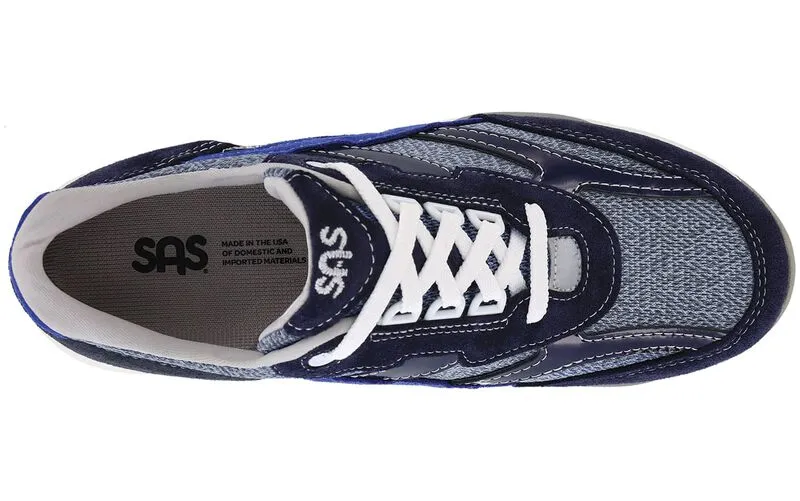 Women's Tour Mesh Lace Up Sneaker in LT Marine Mix Master 3 Trail Running Shoes