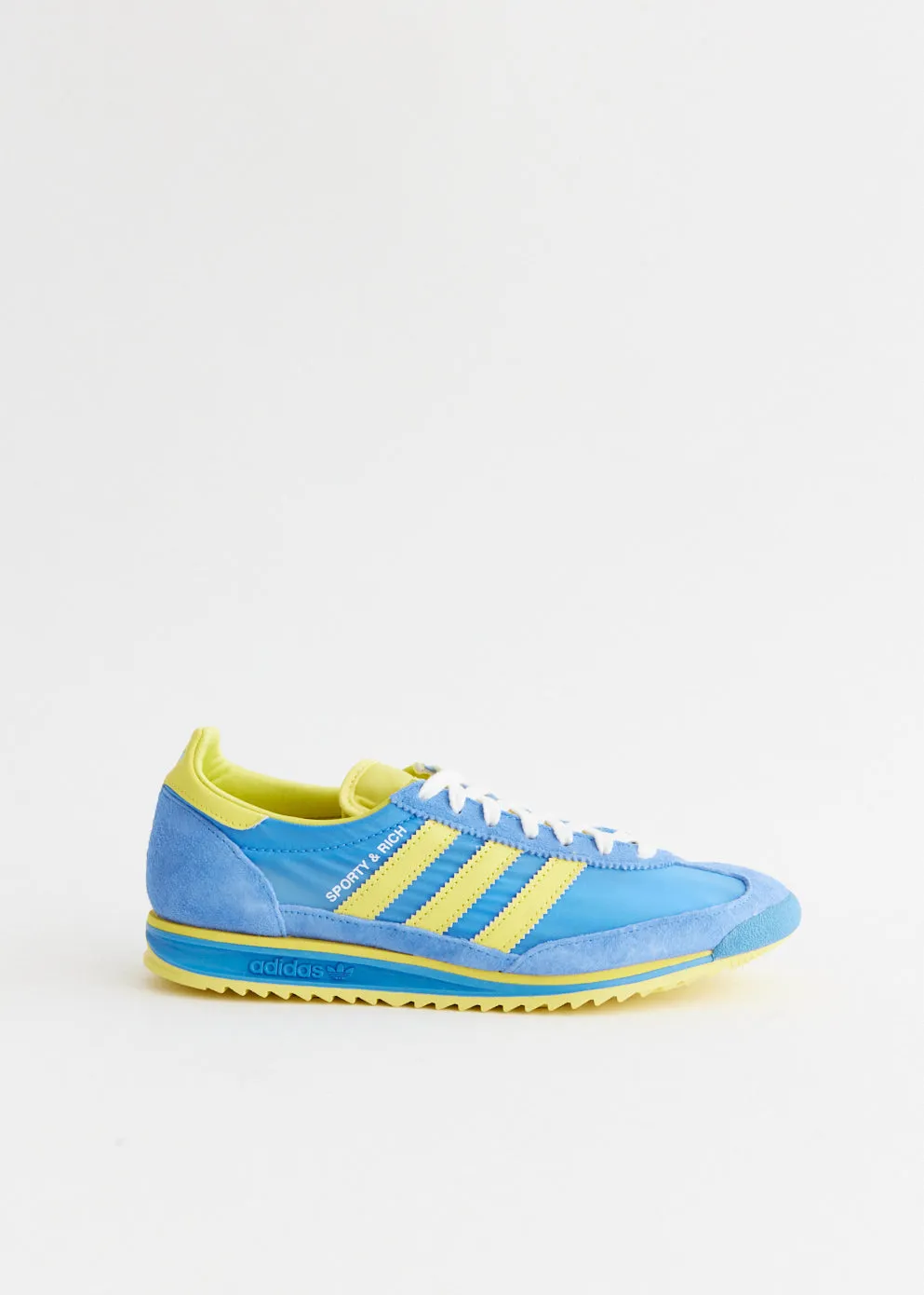 x Sporty & Rich SL72 'Blue Yellow' Sneakers Palace And Adidas Shoes