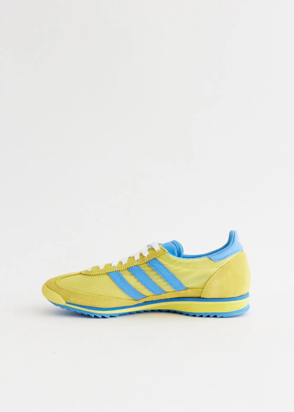 Adidas Store Soccer Shoes x Sporty & Rich SL72 'Yellow Blue' Sneakers