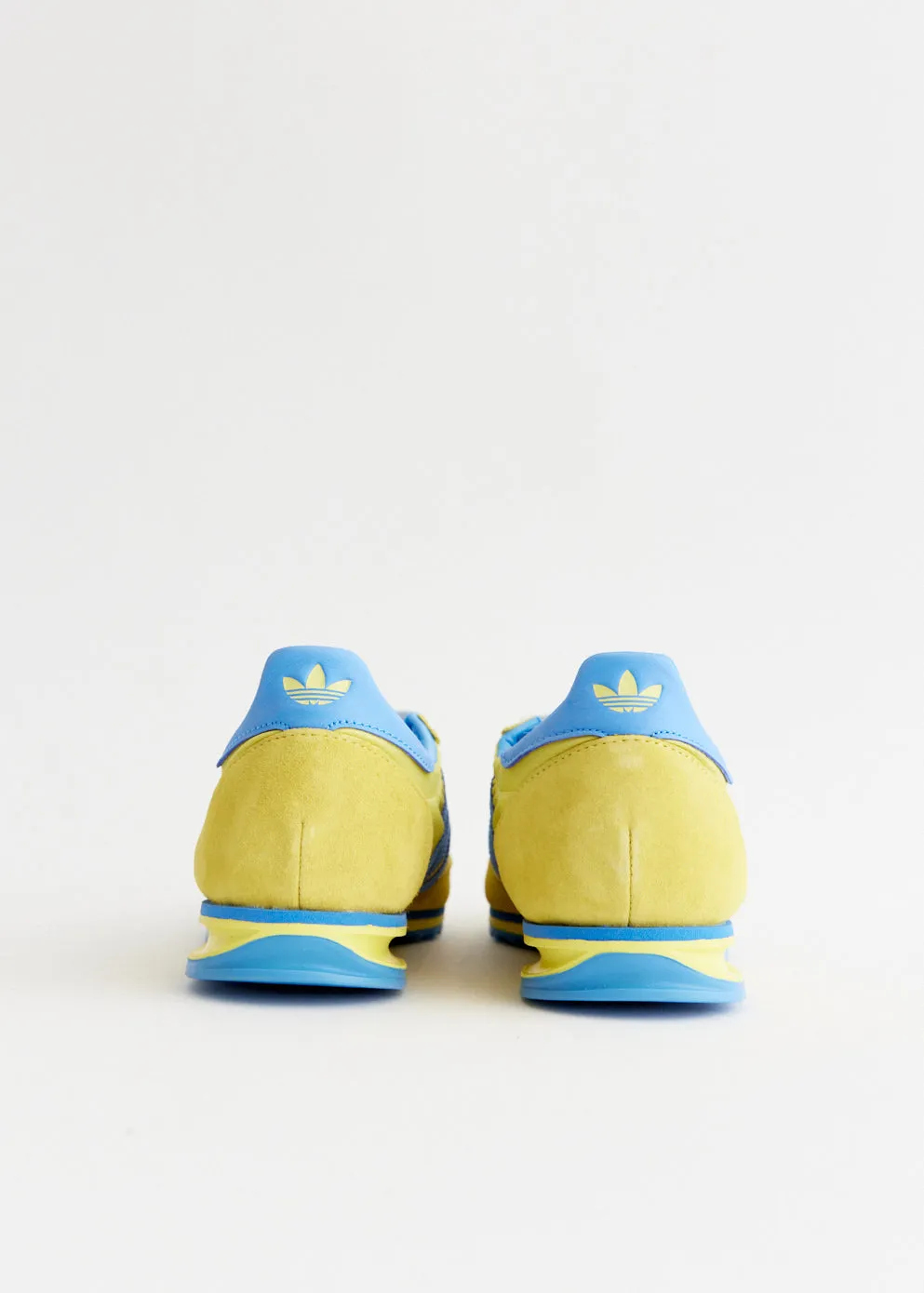 Adidas Oztral Shoes x Sporty & Rich SL72 'Yellow Blue' Sneakers
