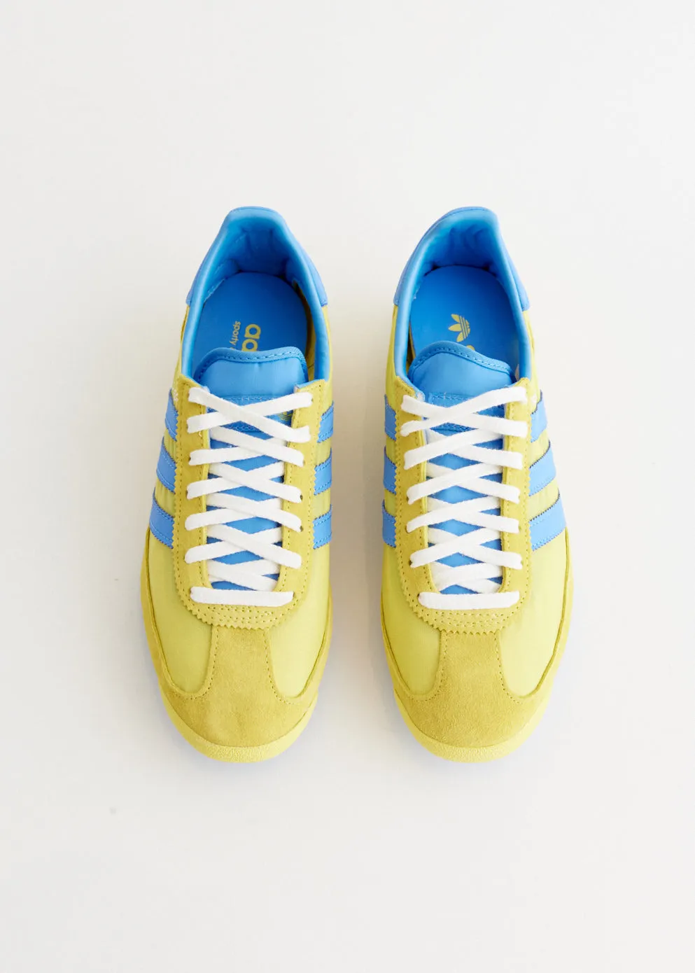 x Sporty & Rich SL72 'Yellow Blue' Sneakers Adidas Carbon Plated Shoes