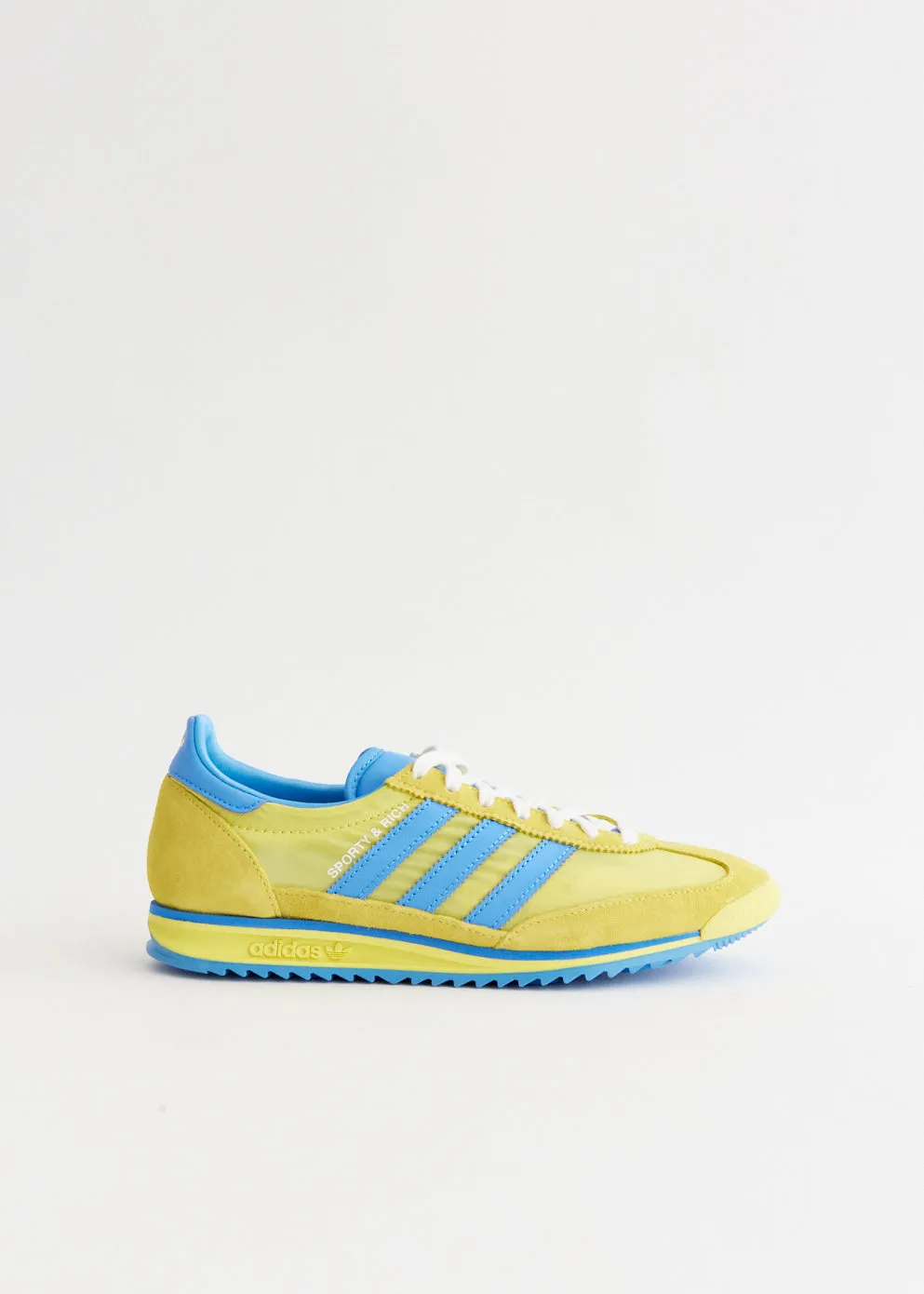 x Sporty & Rich SL72 'Yellow Blue' Sneakers Adidas Swim Shoes