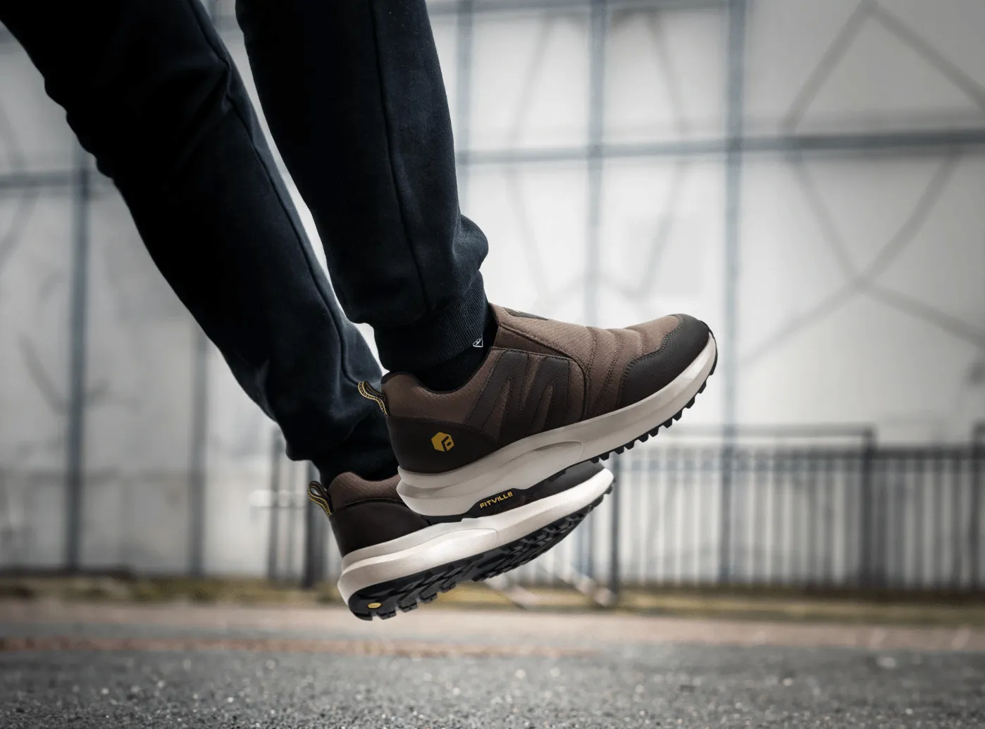 FitVille Men's Explorer Outdoor Slip-On V2 Purse Shoes Flats